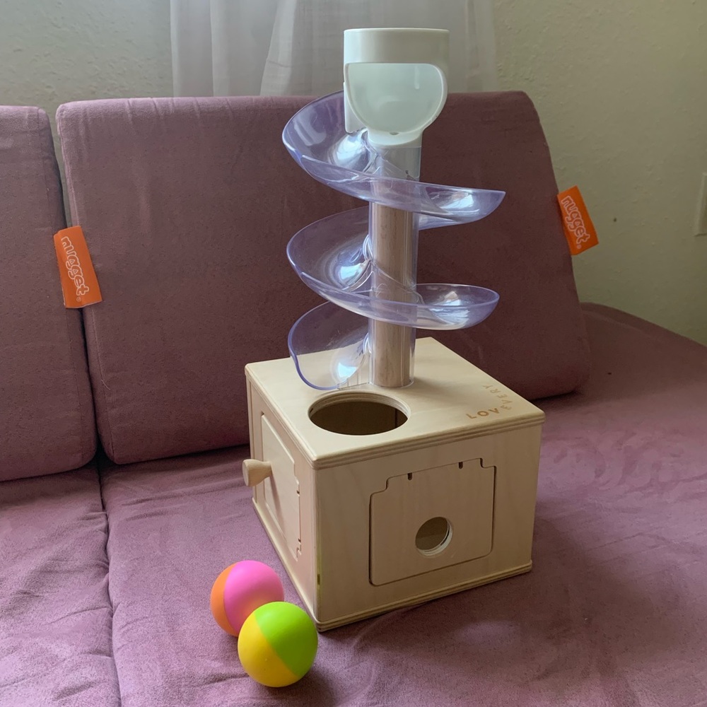 Lovevery Slide & Seek Ball Run Toy